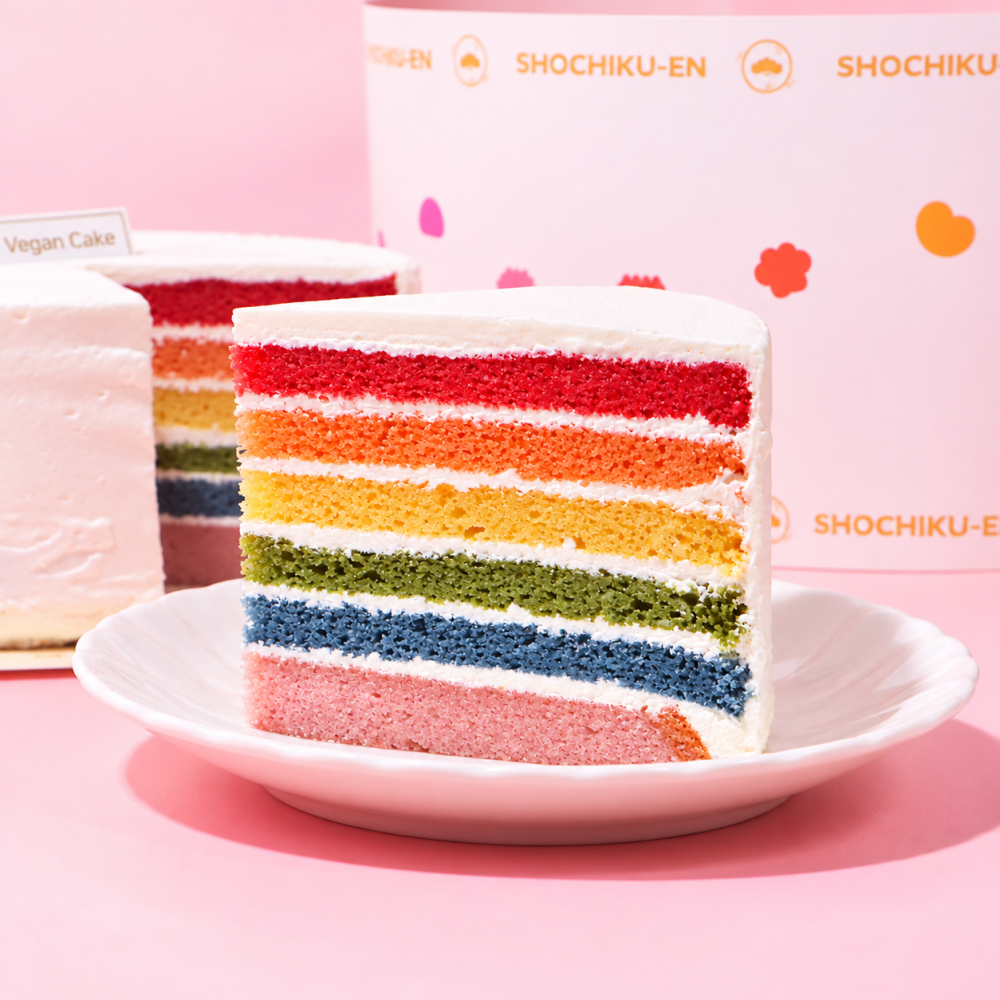 夢幻レインボーケーキ《ヴィーガン＆グルテンフリー》