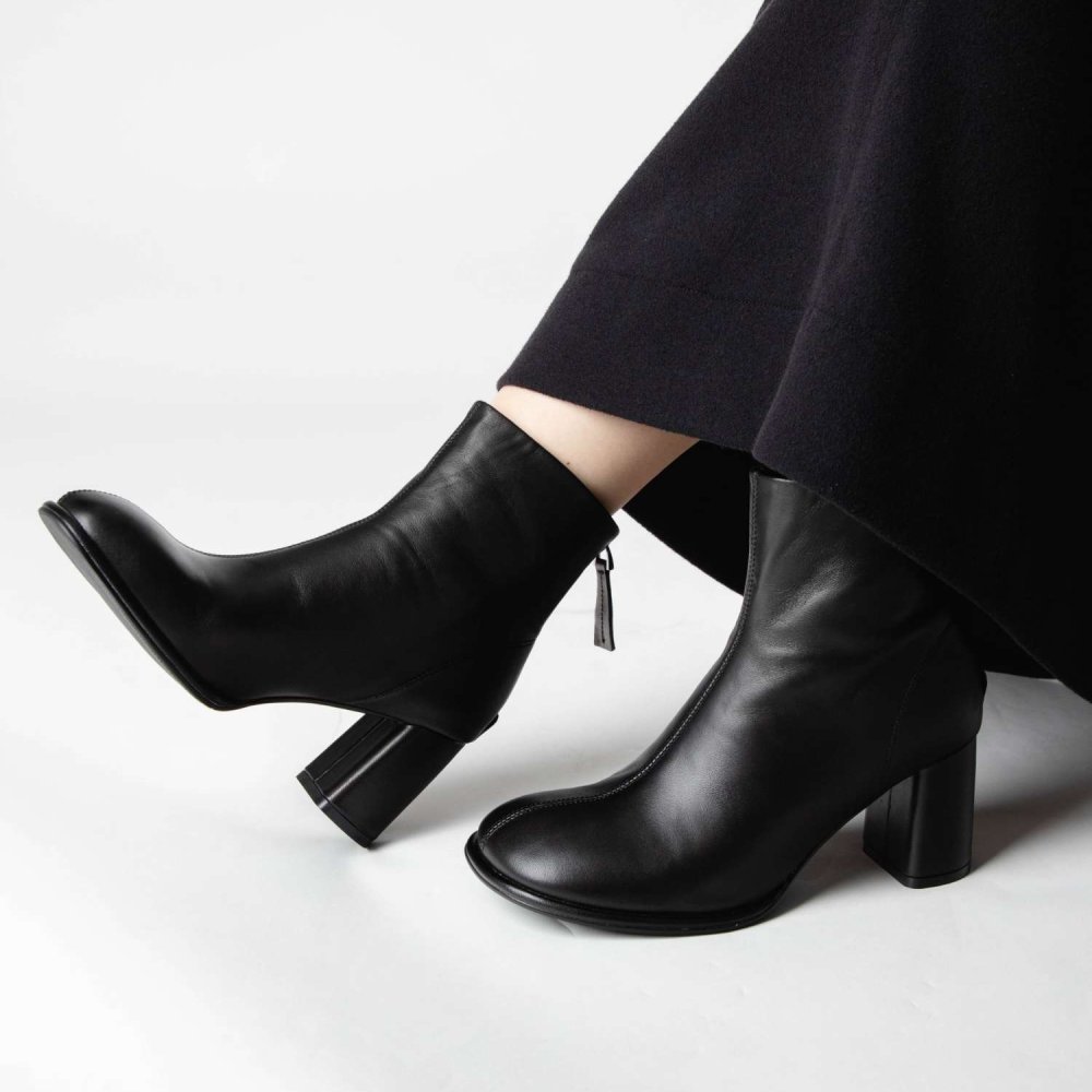 【正規品】 レメ REMME chunky boots チャンキーブーツ ZH-25W022-1-SO  ブーツ ショートブーツ ヒール レディース シューズ