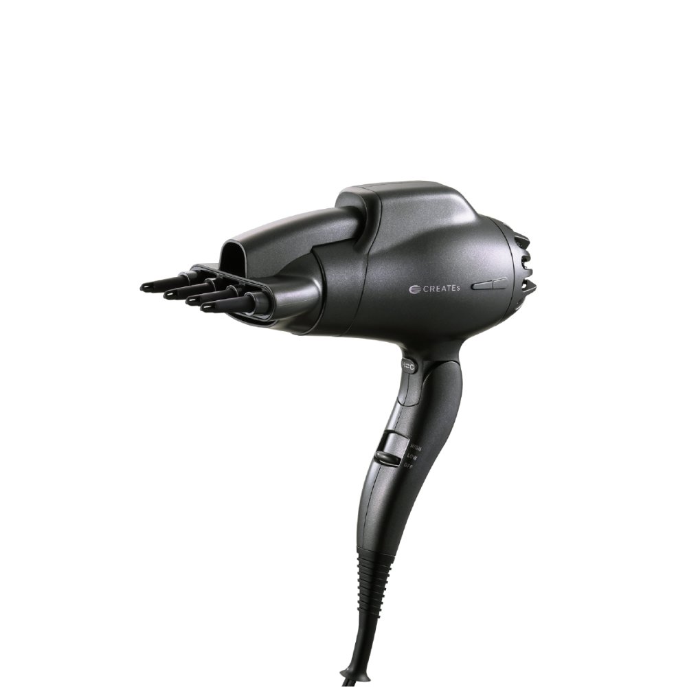 ヘアドライヤー クレイツ スパドライヤー ボリューミン CREATE ION フィンガーノズル 根元立ち上げ 根元ふんわり ボリュームアップ ペタン髪 猫っ毛 クレイツイオン マイナスイオン 1200W 軽量 ヘアケア スタイリング 美容家電 女性 母 妻 誕生日 母の日 プレゼント ギフト