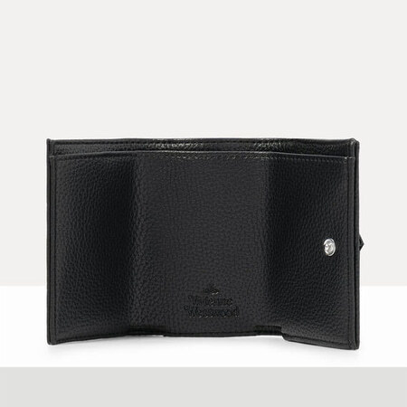 【無料ラッピング】 ヴィヴィアン ウエストウッド Vivienne Westwood 財布 折財布 Envelope 三つ折りウォレット ブラック ブランド 正規品 新品 ギフト プレゼント 人気 おすすめ 誕生日 記念日 クリスマス 送料無料 vwt522431