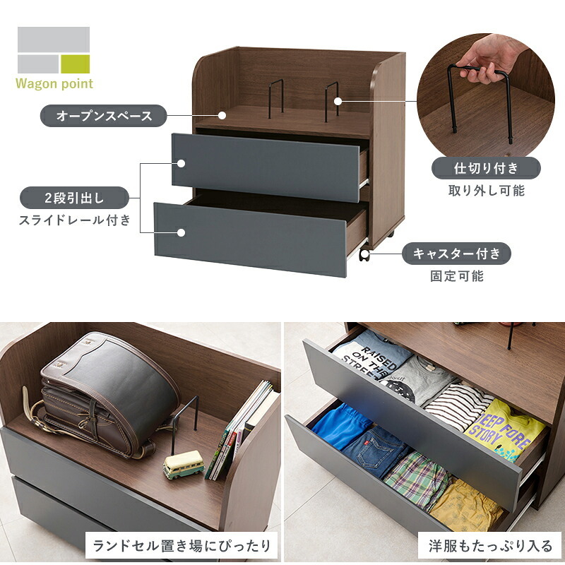 学習机 システム RB-1642S デスク+ワゴン+ 3点セット ロフト 下収納 キャスター付き デスク 学習デスク 勉強机 サイドワゴン かわいい 子供部屋 キッズ家具 子ども部屋 進学 入学 ワゴンの付いたシステムベッド スチール インテリア 新生活