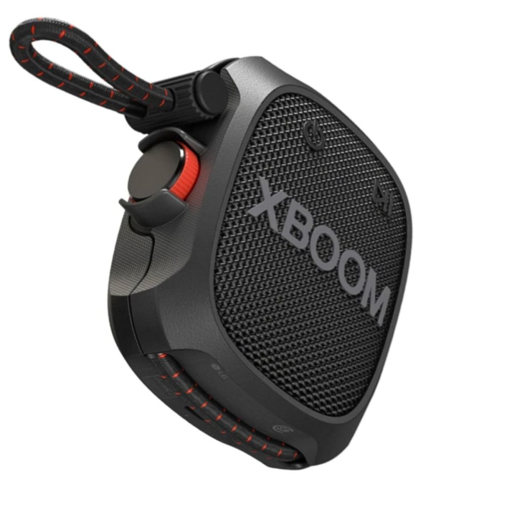 LG XBOOMGo スピーカー XG2T   ワイヤレスポータブルスピーカー   2個パック   万能ストラップで結べる   低音強化   迫力のある音   アウトドアを盛り上げる、ポータブルスピーカー