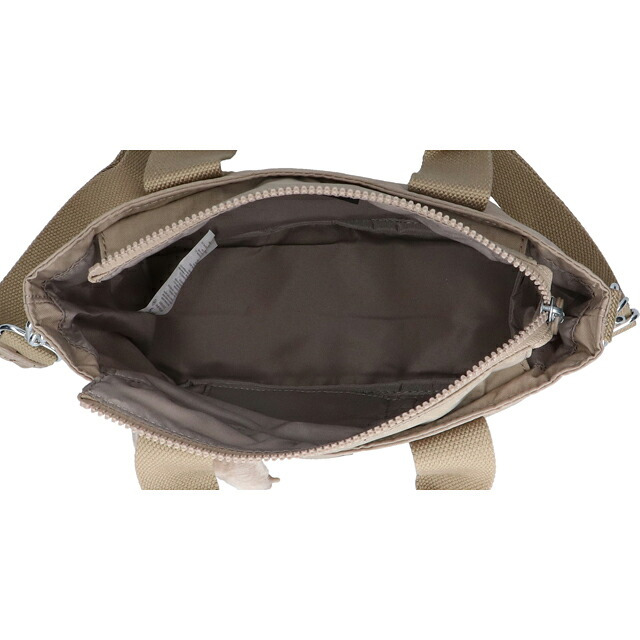 キプリング トートバッグ レディース ブランド Kipling ミンタ ロゴ ワンポイント 無地 2WAY KI7541-4PW Soft Taupe