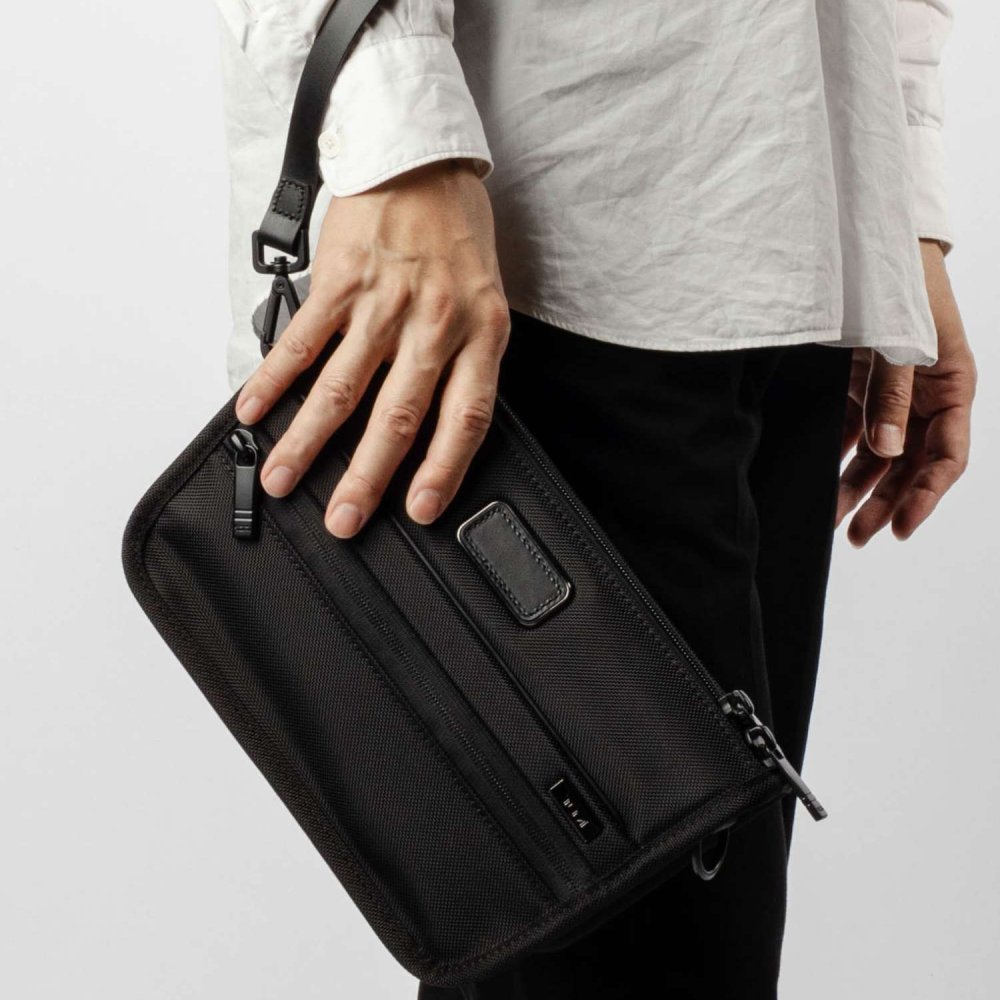 トゥミ TUMI ALPHA アルファ CONV CLUTCH CROSSBODY コンバーチブル クラッチ クロスボディ 02203725D4 158984 ショルダーバッグ メンズ バッグ