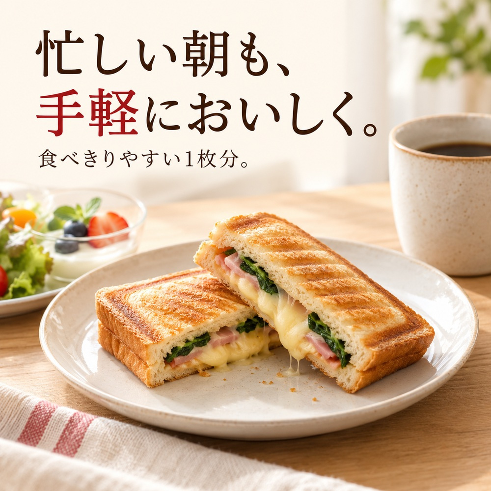 ホットサンドメーカー 電子レンジ 食洗機対応 6枚切り 8枚切り 1枚焼き ホットサンド レンジ  ホットサンド レンジメーカー レンジでホットサンドメーカー 洗える 食パン サンドイッチ