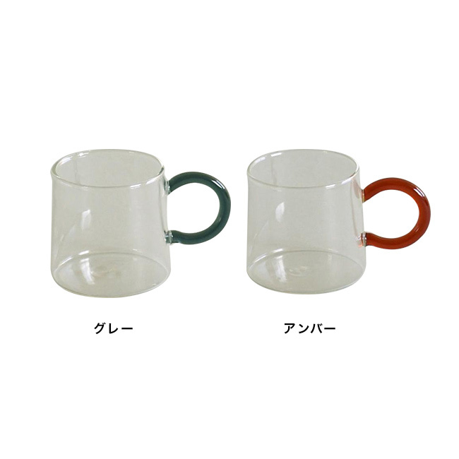 SKON スコン グラスマグ リング 300ml[マグカップ コップ おしゃれ 耐熱ガラス マグ ガラスマグカップ 耐熱 ガラス 持ち手付き カップ 耐熱マグカップ 耐熱グラス 耐熱コップ グラス タンブラー ガラスコップ ガラスカップ 食洗機対応]