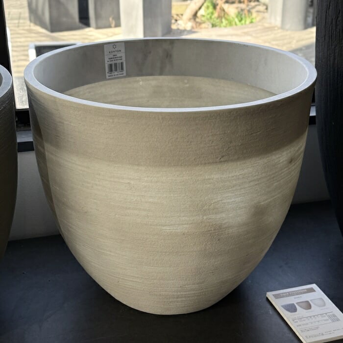 鉢カバー おしゃれ 軽い 大型 16号 14号 ソンク ラウンド L M サイズ 軽量 高級 北欧 室内 屋内 観葉植物用 サボテン 特大 玄関 インテリア プランター 深型