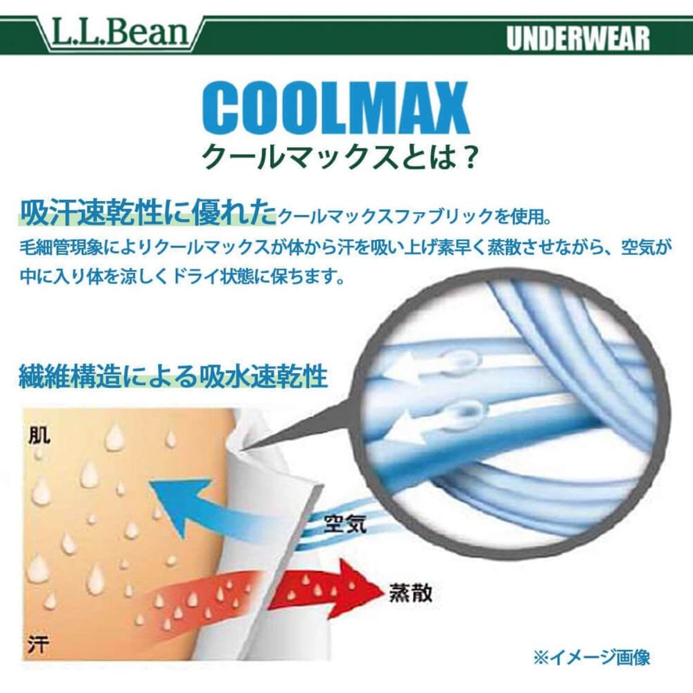 L.L.Bean エルエルビーン メンズ 半袖インナーシャツ ドライ 吸湿速乾 吸水速乾 通気性 汗冷え防止 抗菌防臭 肌着 下着 Tシャツ トップス 登山用 トレーニングウェア スポーツウェア アウトドア ブランド M L XL 春 夏 秋 karlas