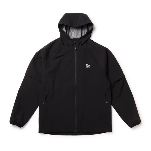 ニューエラ ゴルフ レインジャケット 2-Way スリーブ ブラック New Era Golf (15129458) 2026年秋冬モデル お誕生日祝い お祝い 記念品 お父さん 父の日 彼氏 男性 30代 40代 50代 60代 母の日 お母さん 還暦祝い 敬老の日 彼女 人気プレゼント プレゼント
