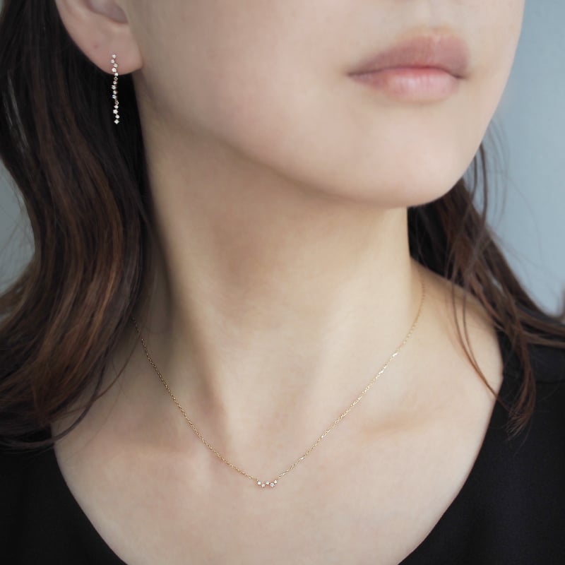 ダイヤモンド ネックレス 0.03ct カシオペア 星 K10 K18 10K 18K 10金 18金 プラチナ 女性 レディース 誕生日 記念日 プレゼント ギフト 誕生日プレゼント 10代 20代 30代 40代 妻 彼女 スター ゴールド ホワイトゴールド ピンクゴールド イエローゴールド ダイヤ 重ね付け アクセサリー アレルギー対応 金属アレルギー クリスマス