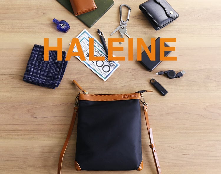 サコッシュ ナイロン 縦型 ショルダーバッグ レディース 日本製 【名入れ 可能】 たつのレザー HALEINE ボディバッグ ブランド 牛革 本革 女性 ミニバッグ 斜め掛け 卒業 記念品 ギフト プレゼント 4FB (07000371r)
