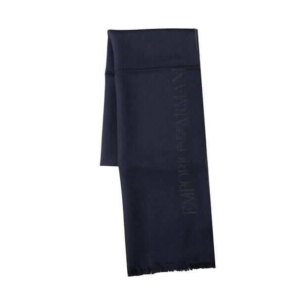EMPORIO ARMANI エンポリオアルマーニ マフラー 625007-cc307-1235 メンズ NAVY ANTRACITE マフラー