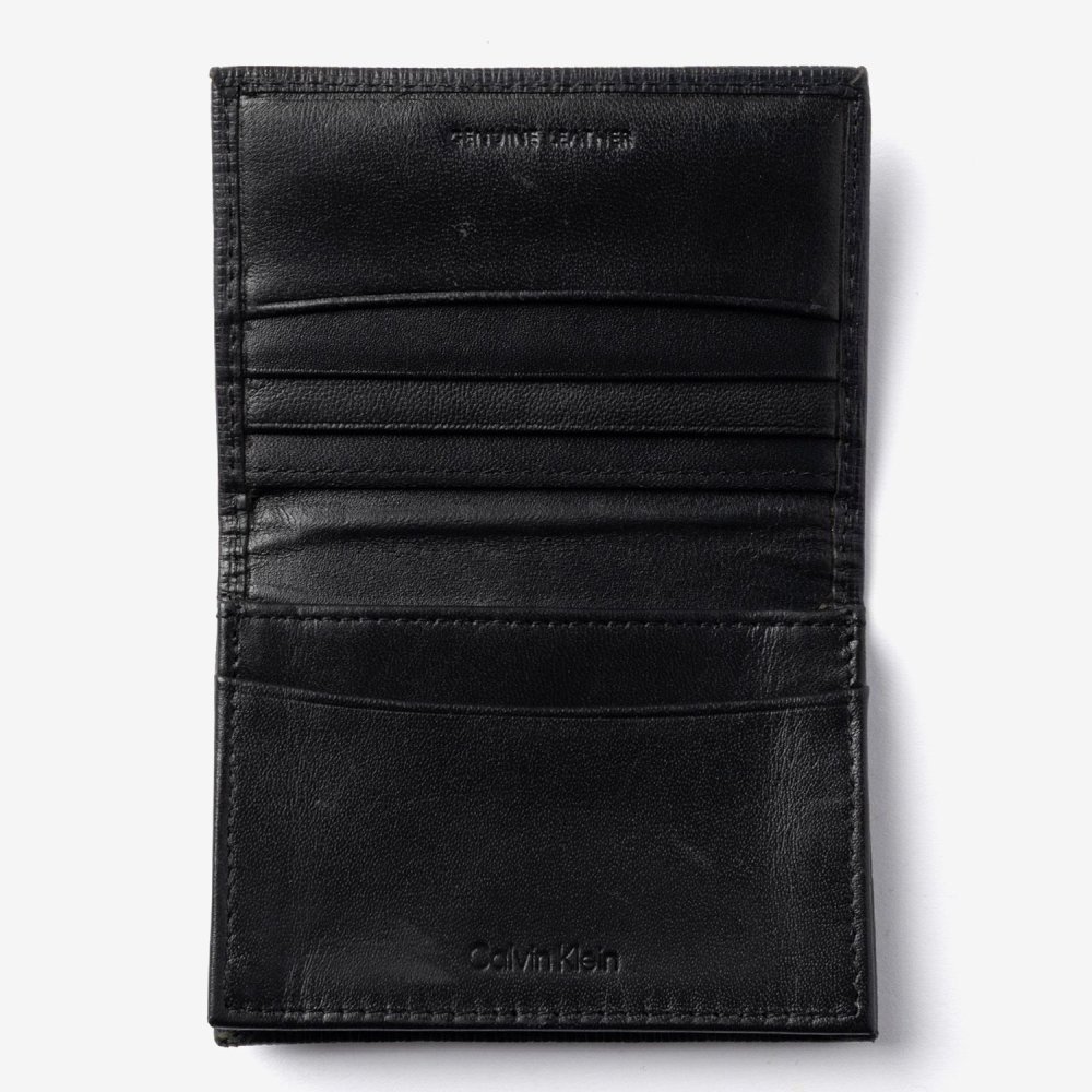 カルバンクライン Calvin Klein LEATHER CARD CASE レザーカードケース 31CK200003 二つ折り財布 メンズ 財布