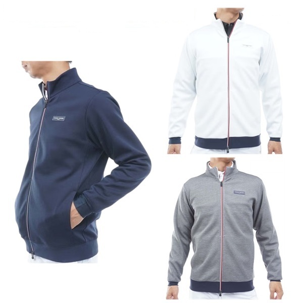 トミーヒルフィガー ゴルフ メンズ スクラムテック スウェットジャケット TOMMY HILFIGER THMA658 2026年秋冬モデル お誕生日祝い お祝い 記念品 お父さん 父の日 彼氏 男性 30代 40代 50代 60代  還暦祝い 敬老の日 人気プレゼント プレゼント