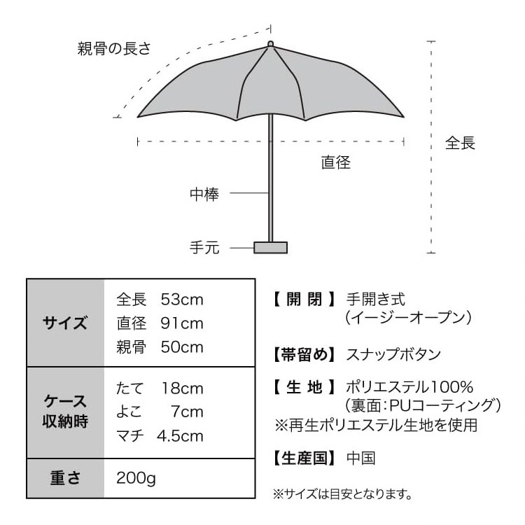 SiNCA TINY 50 6K 折り畳み傘 シンカ 折りたたみ ミニ 晴雨兼用 定形外 送料無料 傘 日傘 雨傘 遮熱 完全遮光 UVカット SIP-003-102 撥水 軽量 wpc レディース サステナブル