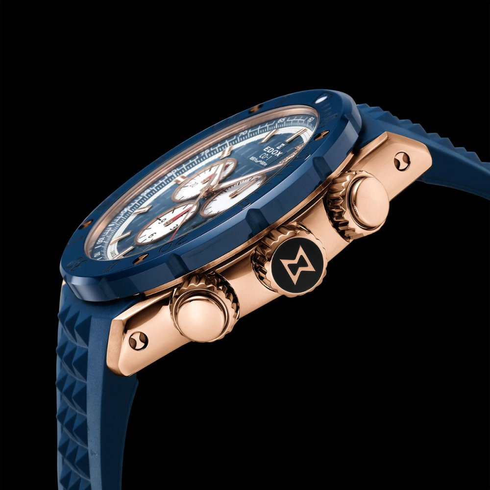 エドックス EDOX クロノオフショア1 クロノグラフ リミテッドエディション 腕時計 メンズ 世界限定300本 10221-37RBU9-BUIDR9 CHRONOFFSHORE-1