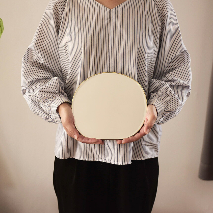 ferm LIVING ファームリビング Pond Table Mirror 卓上ミラー北欧 インテリア 雑貨 おしゃれ 家具 鏡 卓上 メイク 化粧 人気 おすすめ