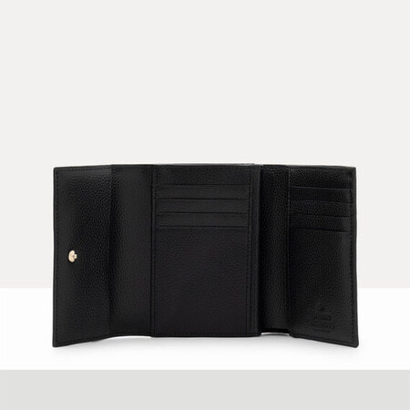 【無料ラッピング】 ヴィヴィアン ウエストウッド Vivienne Westwood 財布 折財布 ヴィンテージ オーブ Vintage Orb Clasp 三つ折りウォレット ブラック ブランド 正規品 新品 ギフト プレゼント 人気 おすすめ 誕生日 記念日 クリスマス 送料無料 vwt522434