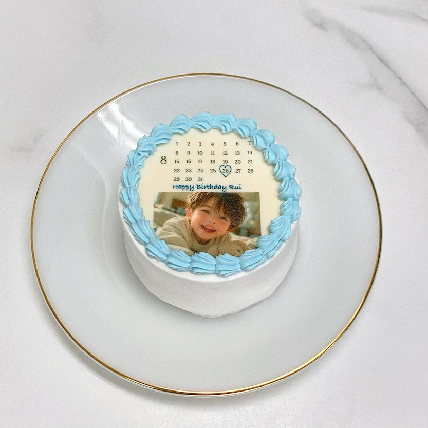 【選べる9色】お好みの写真で作るカレンダーケーキ【写真ケーキ】【プリントケーキ】【オーダーケーキ】【宅配】【記念日に】3号4号5号6号