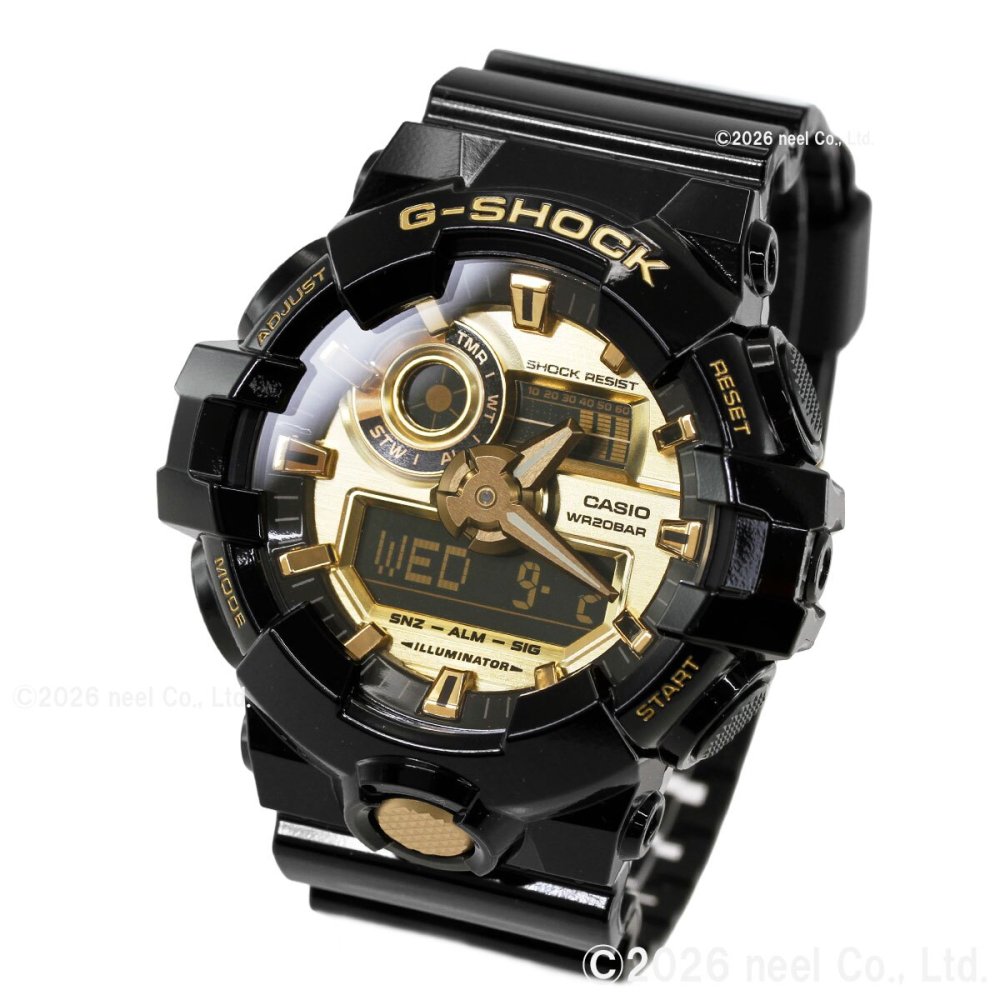 G-SHOCK 腕時計 メンズ アナデジ GA-710GB-1AJF