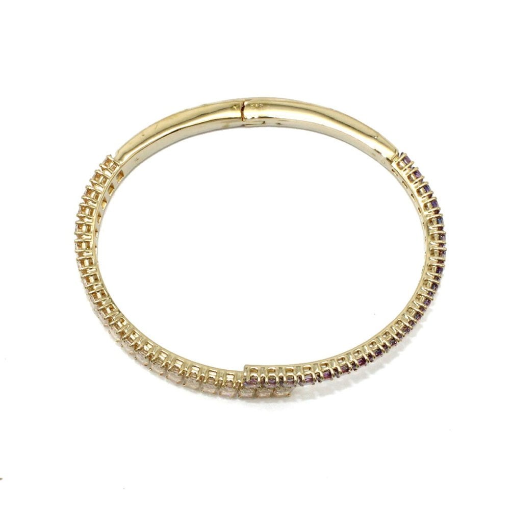 スワロフスキー swarovski ブレスレット バングル Matrix 5731050 S マトリックス アクセサリー レディース ゴールド+パープル 海外正規品
