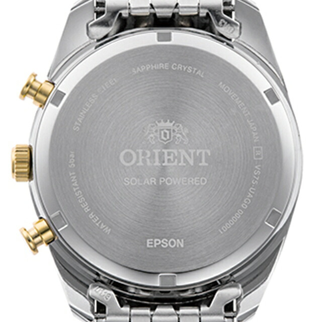 アウトレット オリエント コンテンポラリー ソーラーパワード クロノグラフ ソーラー 腕時計 ブランド メンズ ORIENT CONTEMPORARY RN-TX0302S アナログ