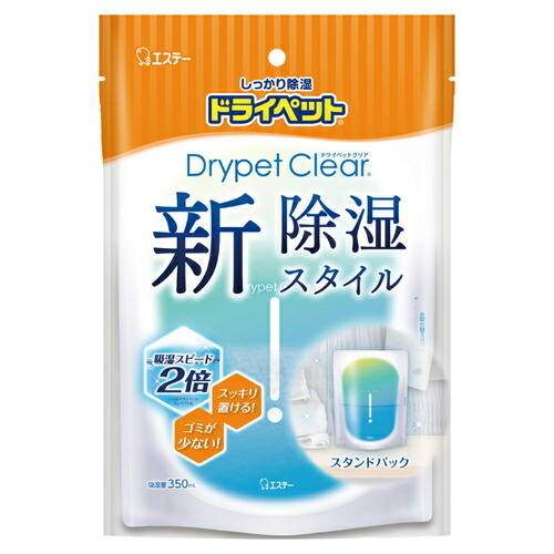 エステー ドライペットクリア 新除湿スタイル 吸湿量  (350mL) 【日用消耗品】