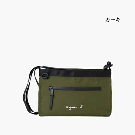 【無料ラッピング】 アニエスベー agnes b ショルダーバッグ ナイロン スモールブランド 正規品 新品 ギフト プレゼント 人気 おすすめ 誕生日 記念日 クリスマス 送料無料 abb522343