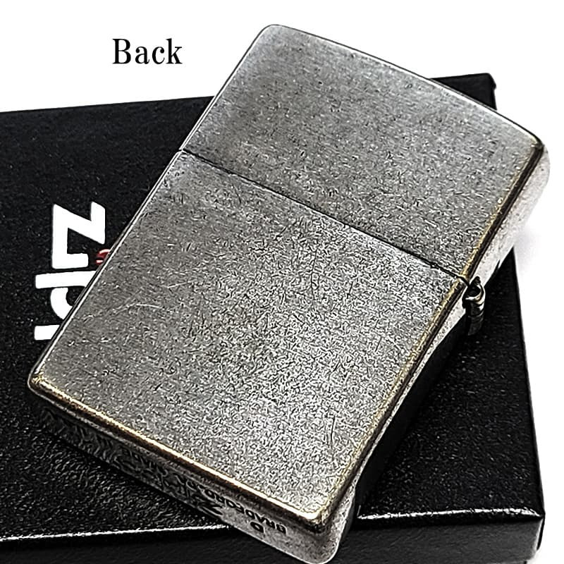 ZIPPO 守護龍 ライター 龍 大型メタル貼りドラゴン ジッポ クロームイブシバレル 和柄 竜 アンティーシルバー 日本 縁起物 おしゃれ かっこいい 銀 メンズ 渋い ギフト 龍彫刻 プレゼント