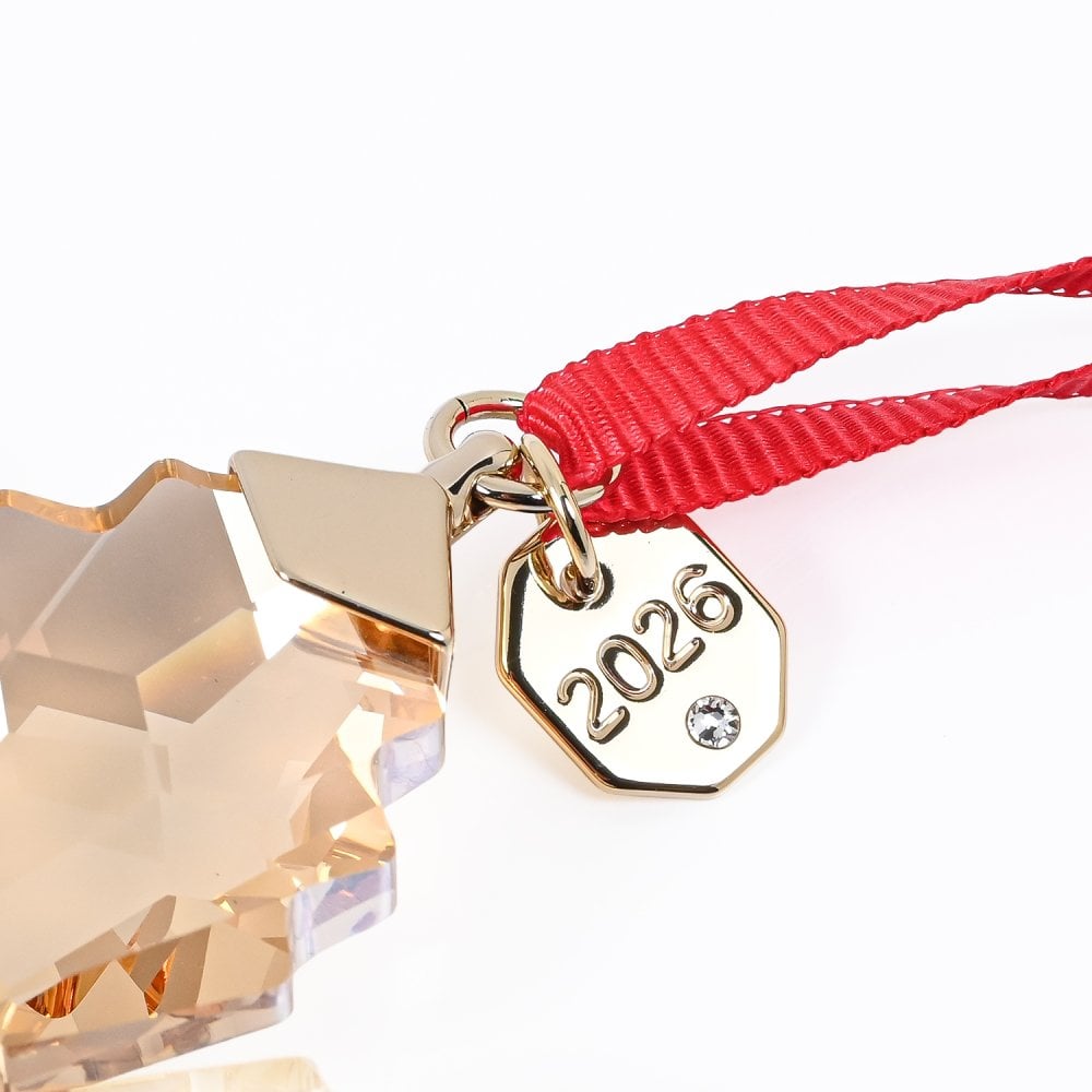 スワロフスキー SWAROVSKI オーナメント Annual Edition Festive スノーフレーク クリスマスオーナメント ゴールド 5729037 インテリア オブジェ 置物 母の日 即日発送【スペシャルラッピング660円(別売り)】 成人祝い