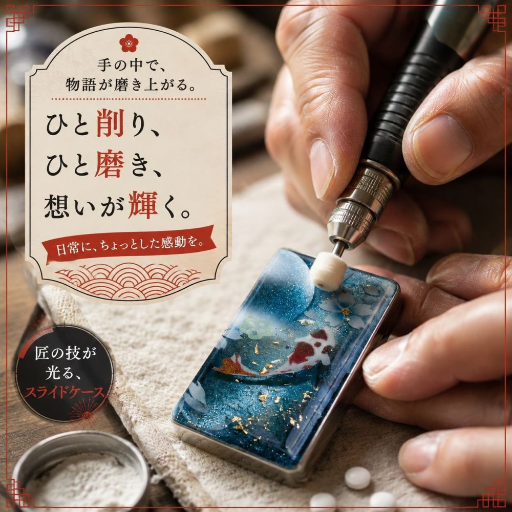 職人の手作り！和柄ペアFRISKケース「阿」フリスク タブレット ミント 名入れ 職人 手作り ハンドメイド 送料無料 伝統工芸 桜 和モダン 和柄 和風 和雑貨 ギフト プレゼント 贈り物