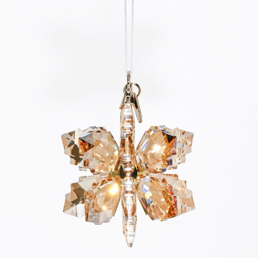 スワロフスキー SWAROVSKI オーナメント Annual Edition Festive 3D スノーフレーク クリスマスオーナメント ゴールド 5731942 インテリア オブジェ 置物 母の日 即日発送【スペシャルラッピング660円(別売り)】 成人祝い
