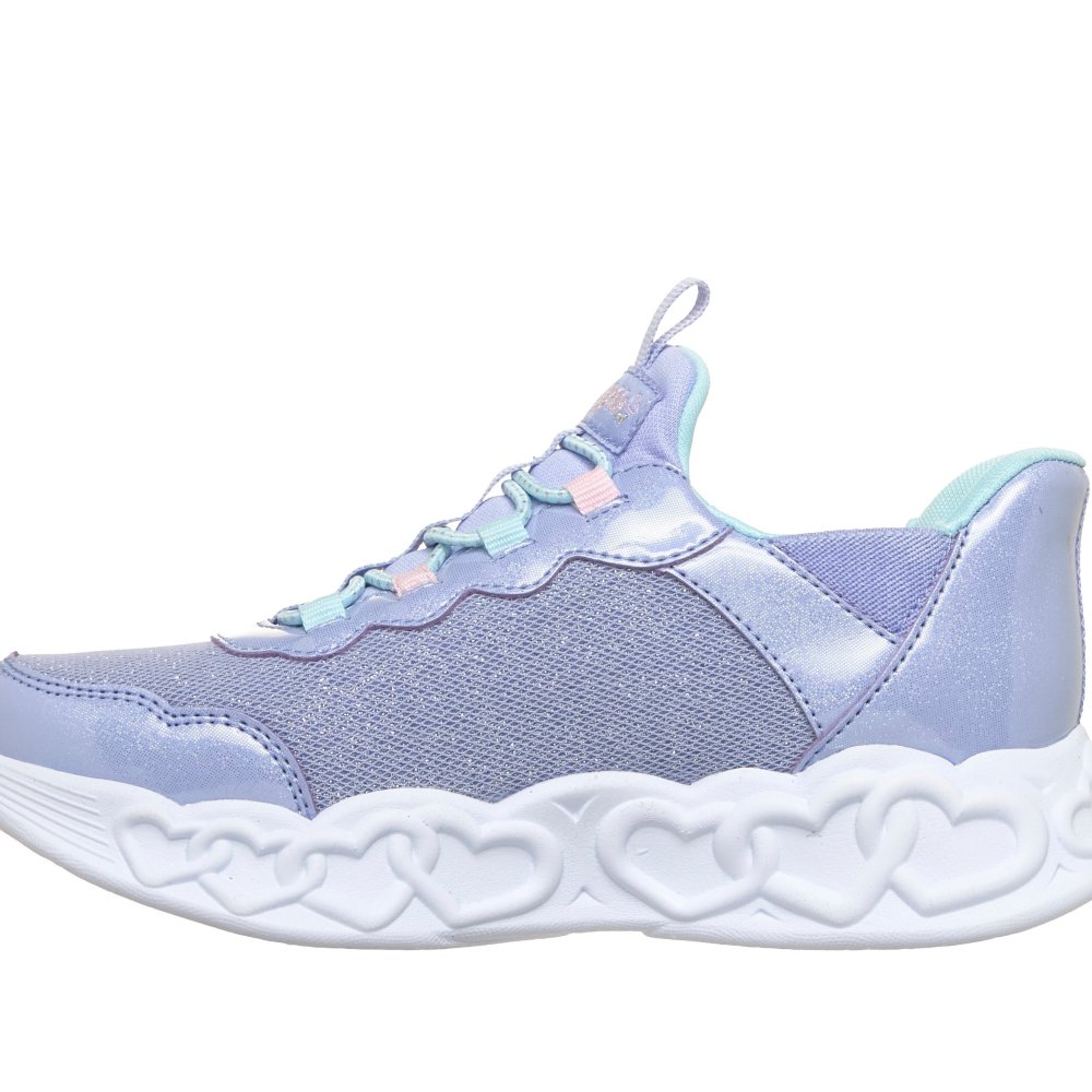 スケッチャーズ 光る靴 女の子 スリップインズ キッズ スニーカー スリッポン SKECHERS Slip-ins インフィニット ハート ライツ スパークル ハート ノーマル幅 303735L