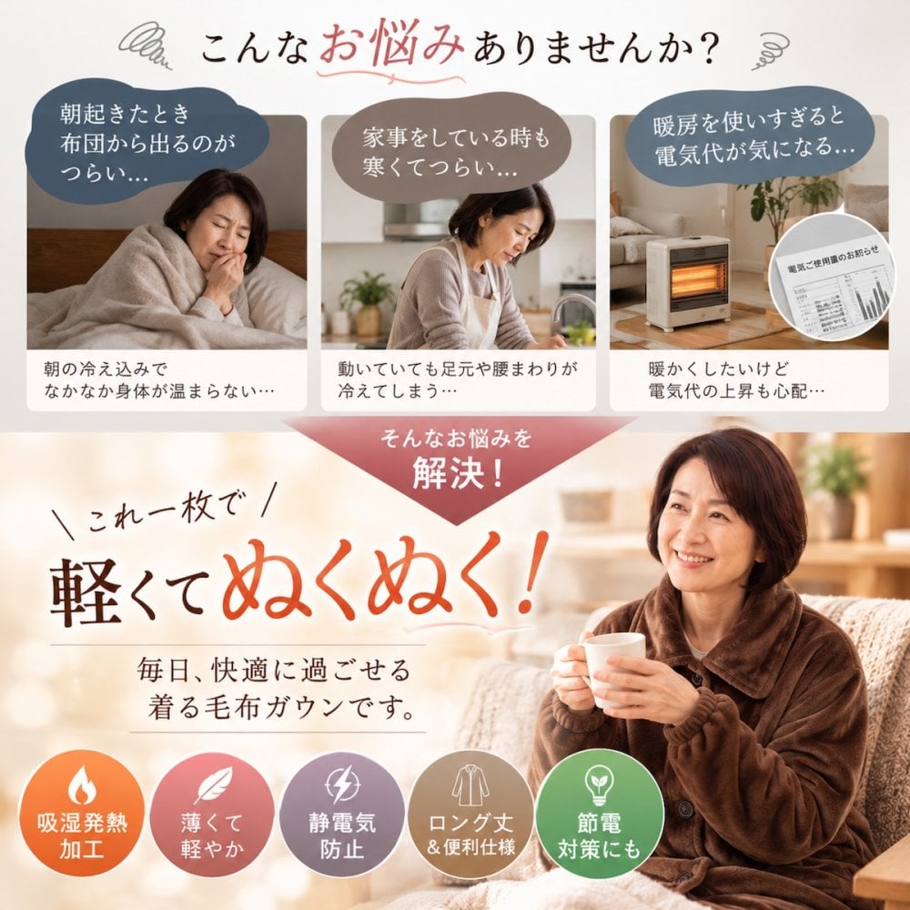 ファミラ 着る毛布ガウン あったかガウン ガウン 暖かい ルームウェア 部屋着 メンズ レディース 紳士用 婦人用 吸湿発熱 静電気防止 フランネル ロング丈 軽量 薄手 防寒 寒さ対策 冷え対策 冬 秋冬 あったかグッズ 羽織り 前開き ポケット付き プレゼント ギフト