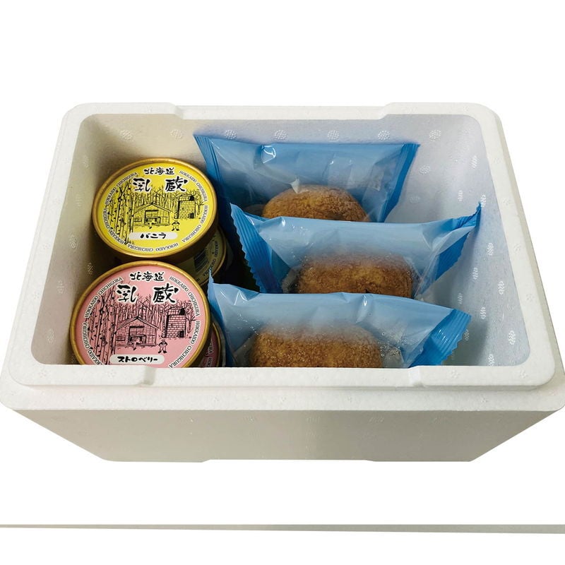 乳蔵 アイスとミルクシュー (120045) [お中元][お歳暮] ※送料無料(北海道・沖縄・離島への配送不可)