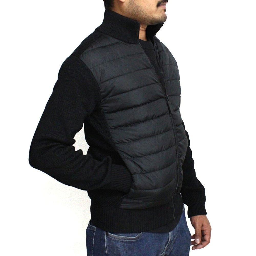 カナダグース CANADA GOOSE ジャケット ニット HYBRIDGE KNIT JACKET 6830M 9061 メンズ ブラック 海外正規品