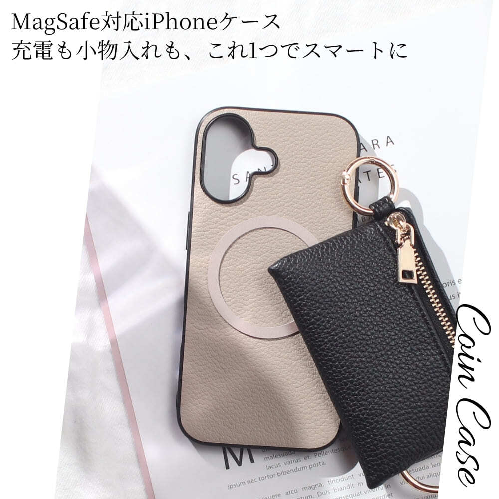iphone17 ケース 本革 小銭入れ付き iphone17Pro iphone17e iphoneAir iphone17ProMAX MagSafe対応 ウォレット 財布 レザー 山羊革 アイフォン 17 pro max air 17e マグセーフ対応 マグネット コインケース カード リング ポーチ 小物入れ 17プロ マックス エアー 送料無料