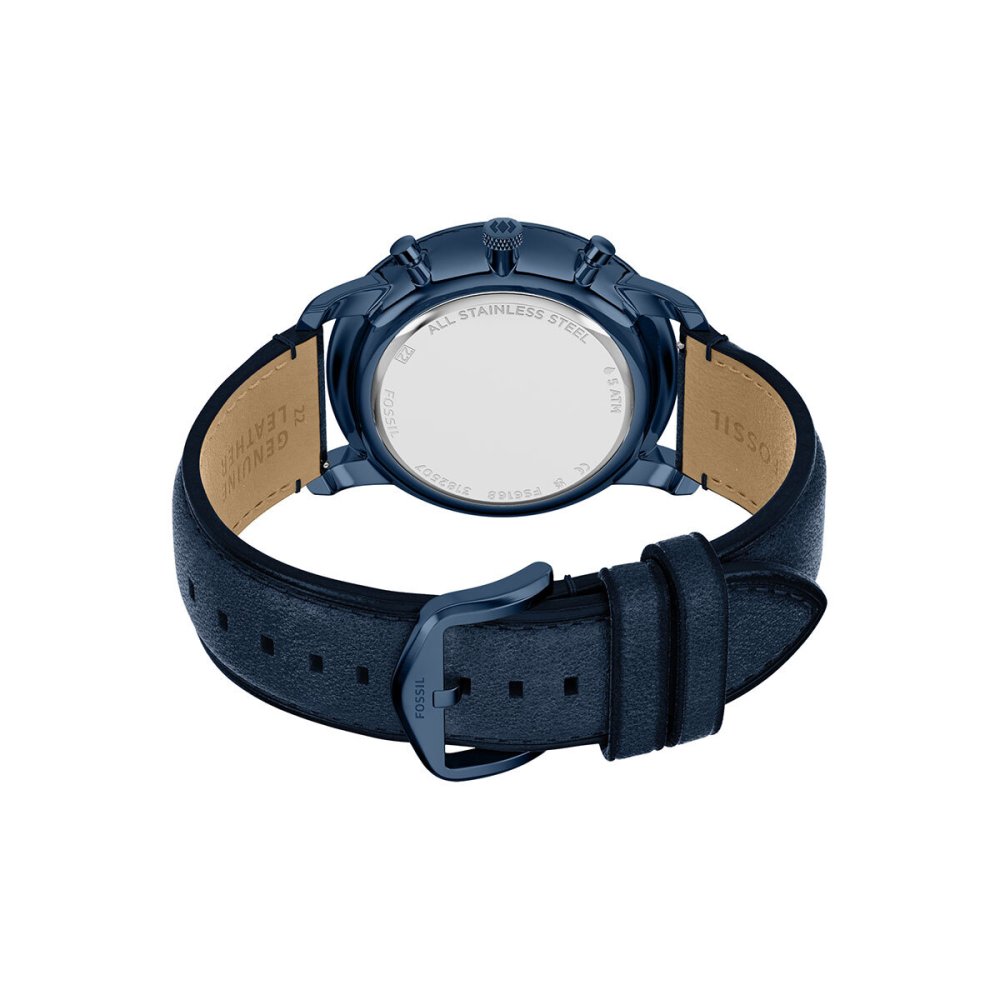 フォッシル FOSSIL 腕時計 メンズ NEUTRA クロノグラフ ネイビー レザーウォッチ FS6168【2026 新作】