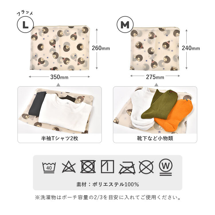 トラベルポーチ 5点 セット モンチッチ Monchhichi メッシュポーチ 洗える かわいい 旅行グッズ 洗濯可能 洗濯機 大容量 衣類 服 下着 収納 仕分け 整理整頓 洗濯ネット マチ付き 兼用 キャラクター 女性 パッキング 持ち運び 収納袋 旅行用品 コンパクト 温泉 旅行 出張