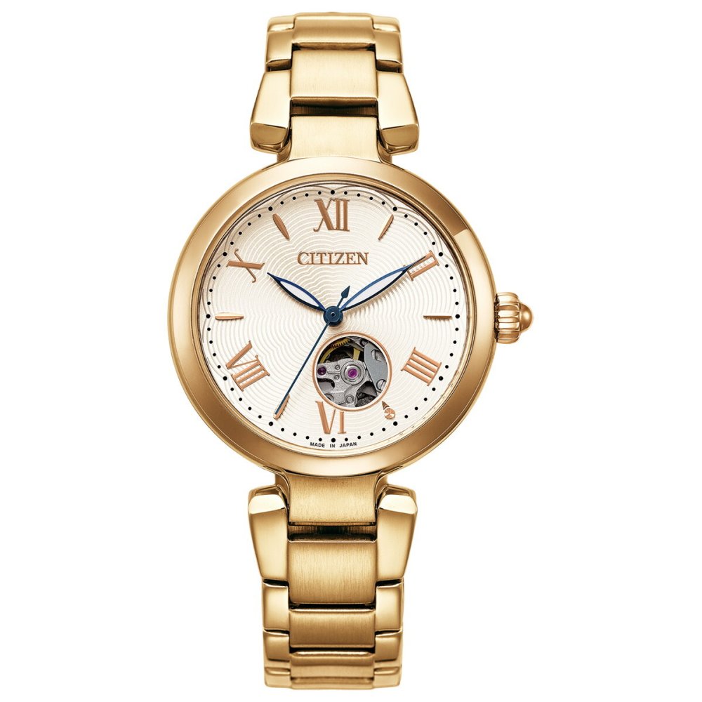 シチズンコレクション CITIZEN COLLECTION メカニカル 自動巻き 機械式 オープンハート 腕時計 レディース PR1052-54A【2026 新作】