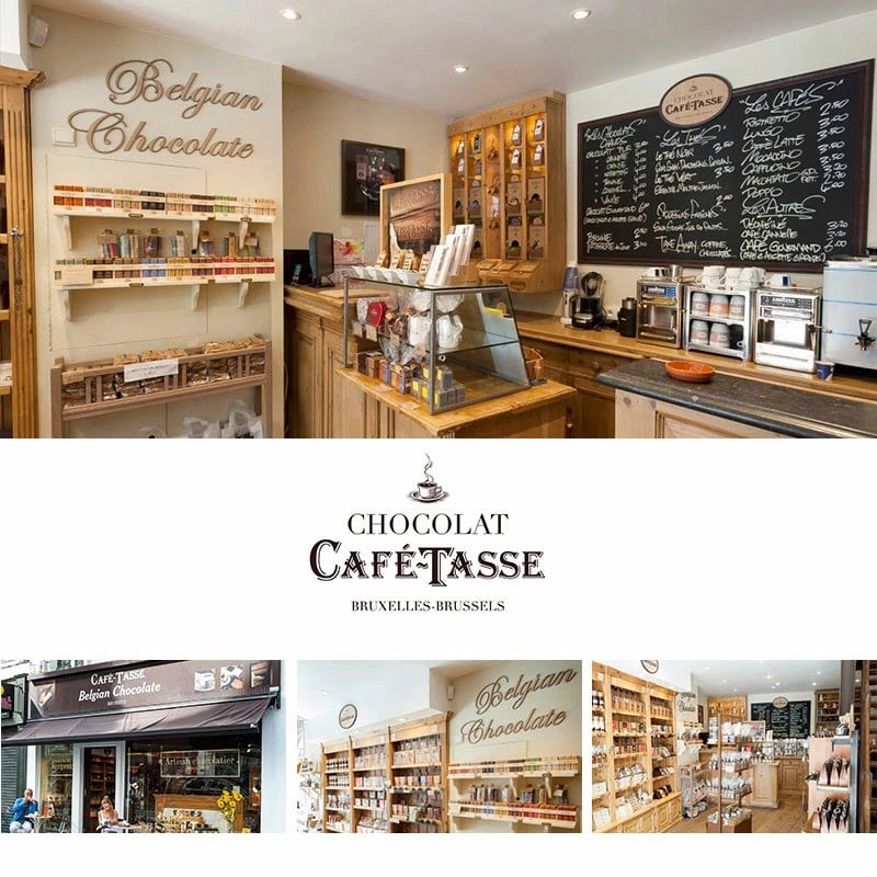 CAFE TASSE カフェタッセ ミニタブレットアソート24Ｐ NR-01551 ベルギーチョコレート詰め合わせ/バレンタインデー 2025/ギフト/個包装/人気 おしゃれ かわいい ブランドチョコ/プチギフト/お配り用/お菓子/スイーツ 誕生日プレゼント 贈答品/