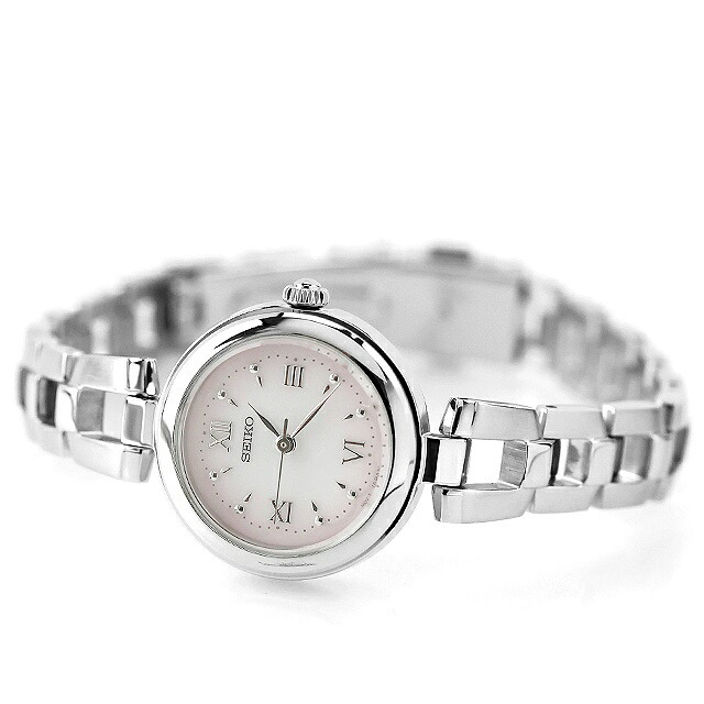 アウトレット セイコーセレクション Sシリーズ ブレスレット ソーラー 腕時計 ブランド レディース SEIKO SELECTION SWFA209 アナログ ベビーピンク