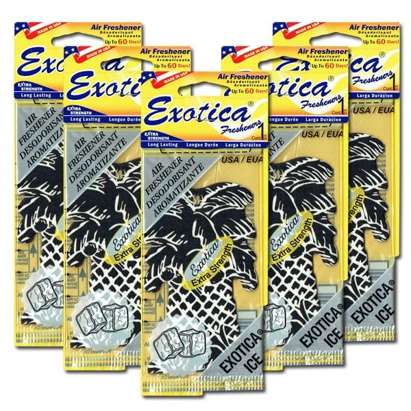 エキゾチカ パームツリー 同種 5枚セット 【全16種】 芳香剤 EXOTICA PalmTree AirFreshener 車 部屋 吊り下げ カーフレッシュナー プレゼント アメリカ ハワイ メール便送料無料