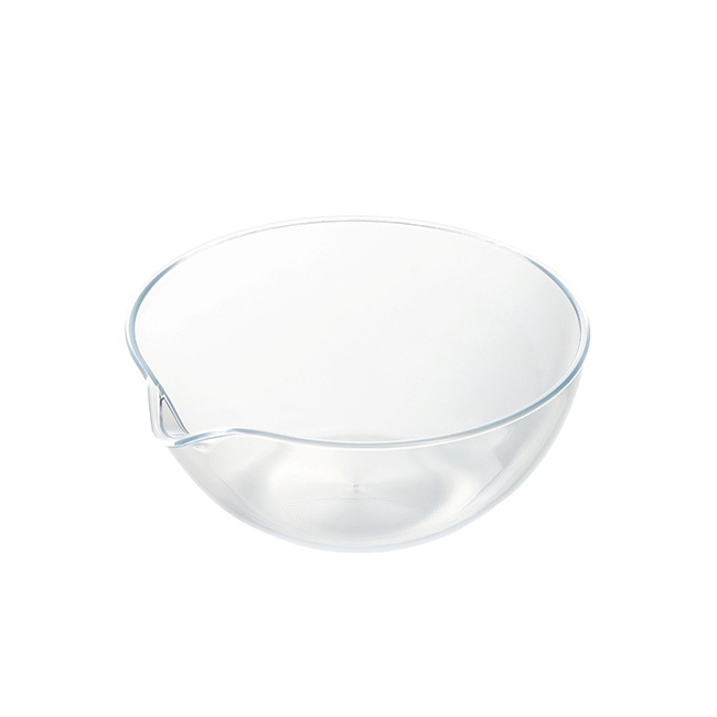 suiro スイロ フラットボウル M 13cm 380ml[ボウル 耐熱ボウル 電子レンジ対応 注ぎ口 プラスチック ミニボウル 食洗機対応 調理ボウル 日本製 お菓子作り 下ごしらえ用品 ボール 注ぎ口付き 小鉢 タレ皿 キッチン用品 ドレッシング 軽量]