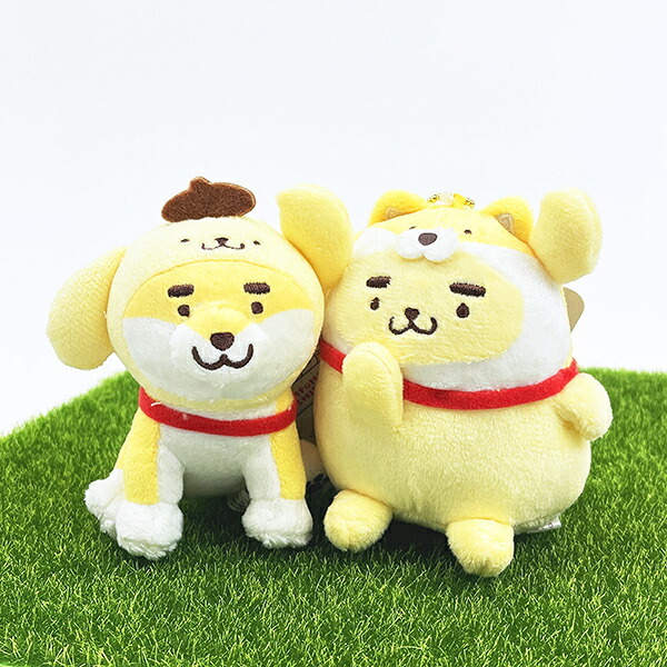 サンリオ ポムポムプリン × しばんばん マスコットキーホルダー Sanrio