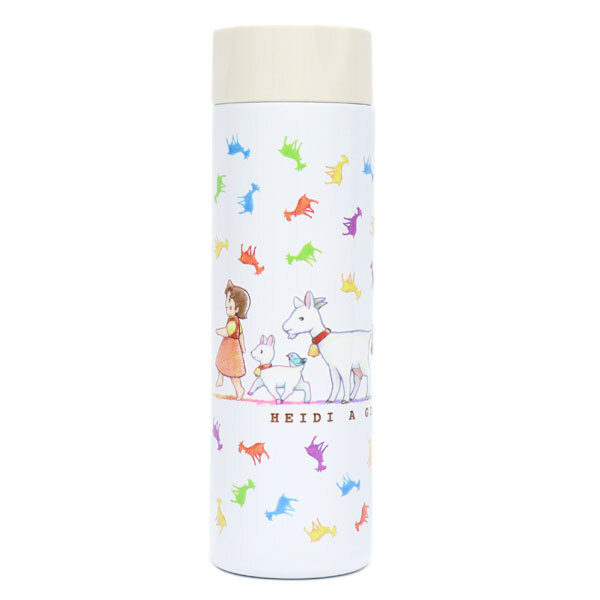 アルプスの少女ハイジ ポケミニボトル 150ml 定形外 送料無料 812-204 ハイジ クララ ペーター ヤギ まほうびん ミニボトル スリム ポケットサイズ ステンレス 保温保冷 小さめ 通勤 通学 アウトドア ランチ かわいい ダンス