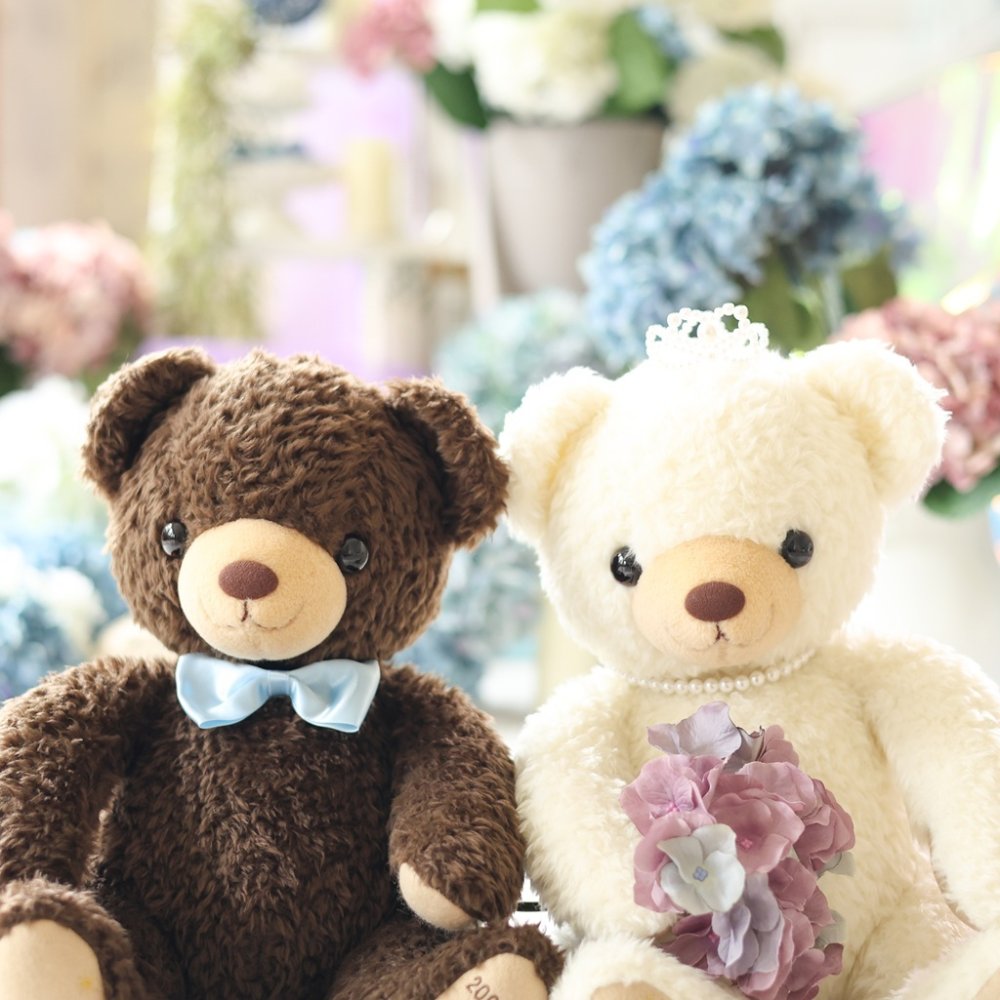 ココ体重ベア2体セット｜結婚式でご両親へ贈るウェディングペアギフト