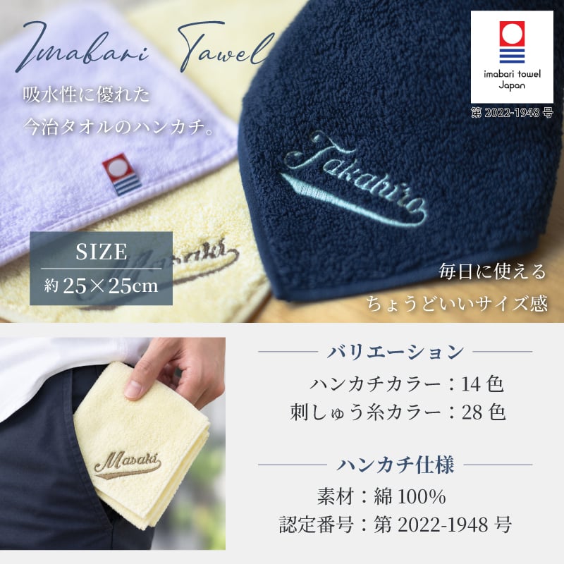 【名前入り ハンカチとマグカップのギフトセット】サーモスマグカップ JDS-452 450ml 今治ハンカチタオル 【ラインネーム】のギフトセット メッセージカード 4色×14色 25cm×25cm 刺しゅう入りタオル 父の日 誕生日 還暦祝い 退職祝い