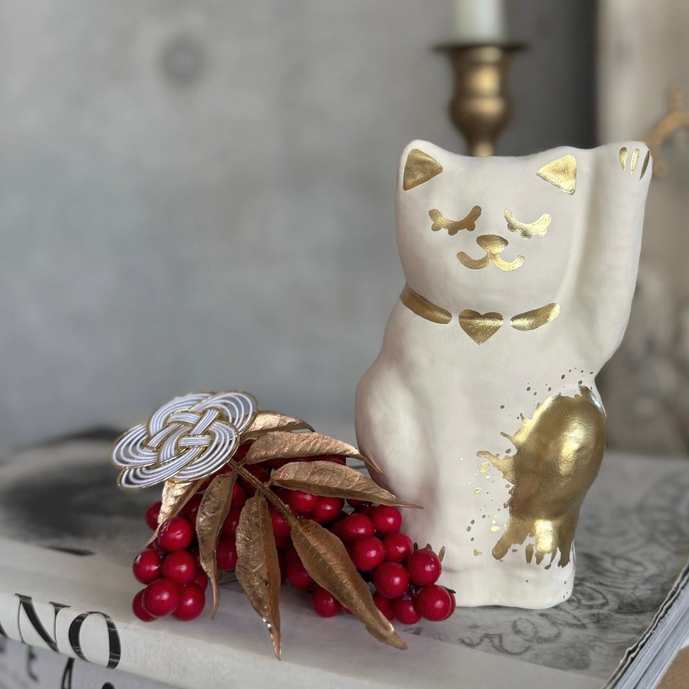 招き猫『スリーピー』置物 ギフト プレゼント 日本製 開店祝い