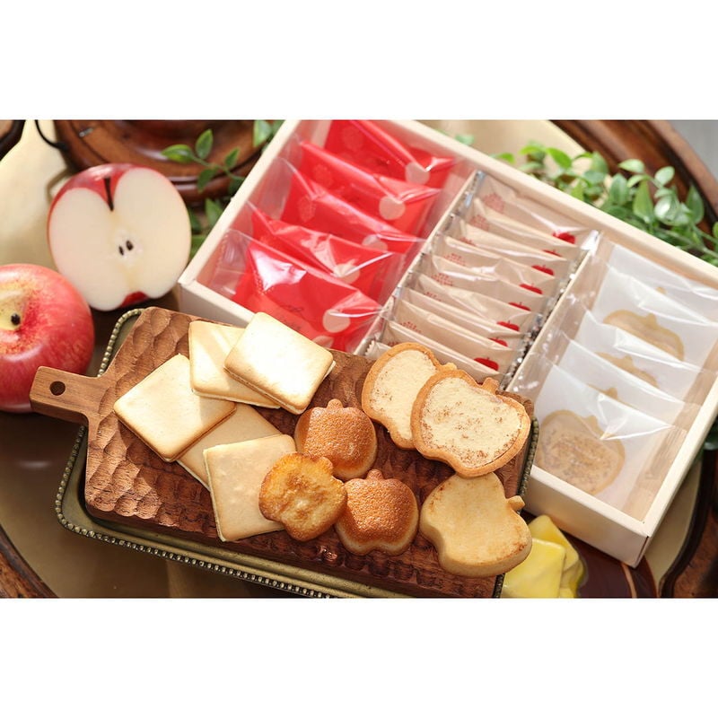 りんごとバター。 りんごとバター。3種ギフトM [お中元][お歳暮] ※送料無料(北海道・沖縄・離島への配送不可)